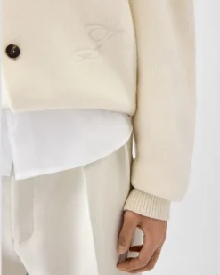 Le Cardigan Pallone - Weiß Cremeweiß