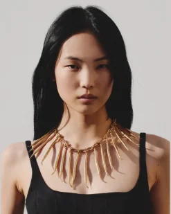 Le Collier Haricots - Gold