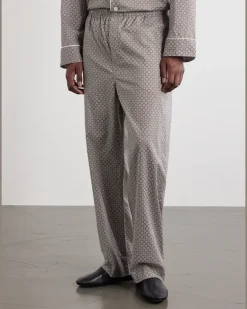 Ledbury 96 Printed Cotton-Poplin Pyjama Set Brown
