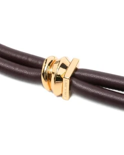 Ledergürtel mit Detail - Braun