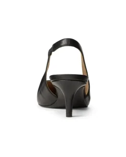 Lederpumps Lolah II mit Fersenriemchen Black
