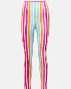 Leggings aus einem Seidengemisch Multicolor