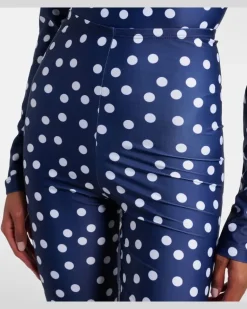 Leggings aus Jersey Blau