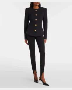Leggings aus Jersey Schwarz