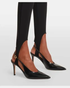Leggings aus Jersey Schwarz