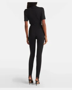 Leggings aus Jersey Schwarz