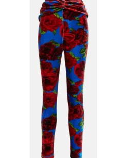 Leggings aus Samt Multicolor