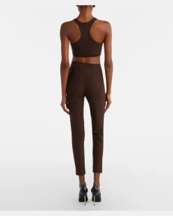 Leggings GG aus Jacquard Braun