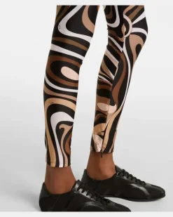 Leggings Marmo Schwarz