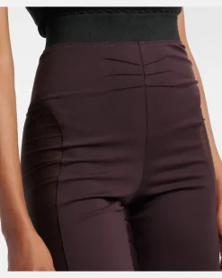 Leggings mit Panels Braun