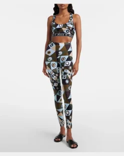 Leggings Occhi Multicolor