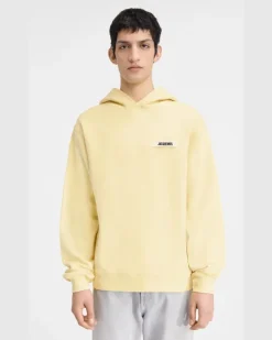 Le Hoodie Gros Grain - Gelb Hellgelb
