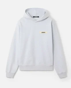 Le Hoodie Gros Grain - Grau