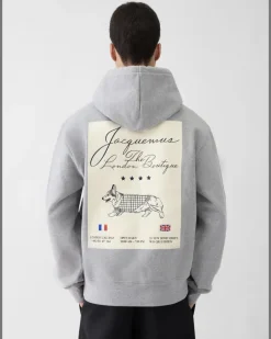 Le Hoodie London Corgi - Corgi Grau