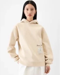 Le Hoodie Montaigne - Patch Beige