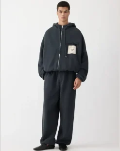 Le Hoodie Torneo - Rosemary Label Blau