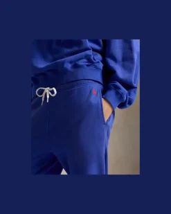 Leichte Fleece-Jogginghose mit Tunnelzug Blue