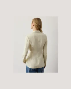 Leinenjacke Camden Cream