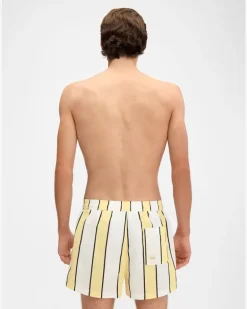 Le Maillot Puntini - Print Stripes Weiß/Gelb/Schwarz
