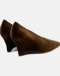 Le Monde Béryl Wedges Victoria 70 aus Samt Braun