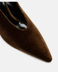 Le Monde Béryl Wedges Victoria 70 aus Samt Braun