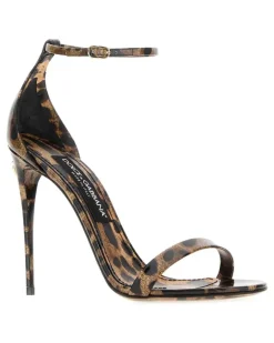 Leo Scarpe Con Tacco Sandal Gold