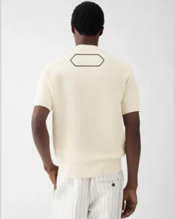 Le Polo Maille J - Weiß Cremeweiß