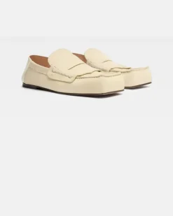 Les Mocassins Carré - Gelb Blassgelb