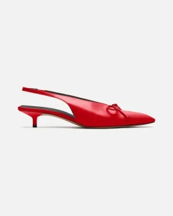 Les Slingbacks Cubisto Basses - Rot