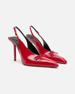 Les Slingbacks Cubisto Hautes - Rot