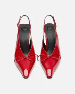 Les Slingbacks Cubisto Hautes - Rot