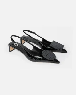 Les Slingbacks Duelo Basses - Schwarz