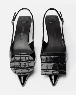 Les Slingbacks Duelo Basses - Schwarz