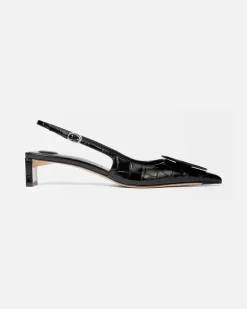 Les Slingbacks Duelo Basses - Schwarz