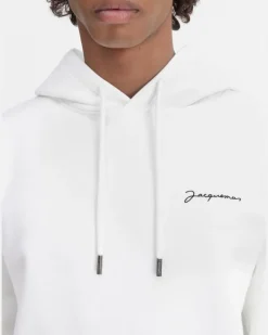 Le Sweatshirt Brodé - Weiß