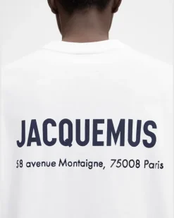 Le T-shirt Adresse Montaigne Manches Longues - Weiß