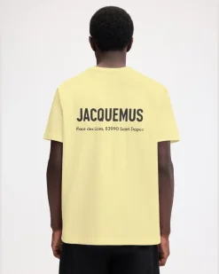 Le T-shirt Adresse Saint Tropez Place Des Lices - Tropez Gelb