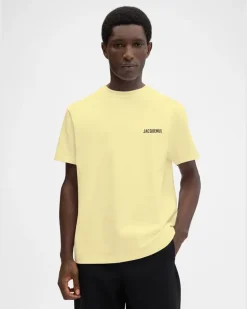 Le T-shirt Adresse Saint Tropez Place Des Lices - Tropez Gelb
