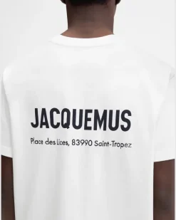 Le T-shirt Adresse Saint Tropez Place Des Lices - Weiß