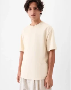 Le T-shirt Fino Manches Courtes - Beige Hellbeige