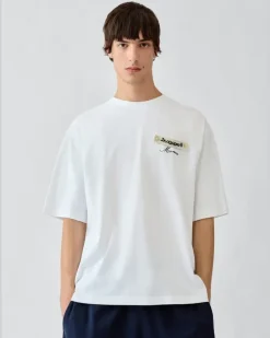 Le T-shirt Plage Resort Monaco - Patch Weiß