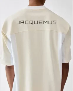 Le T-shirt Supporter - Beige / Weiß