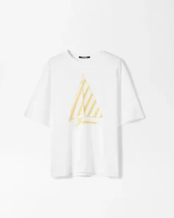 Le T-shirt Voilier - Embroidery Gelb Sails
