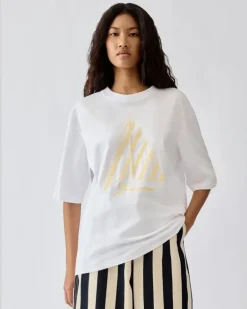 Le T-shirt Voilier - Embroidery Gelb Sails