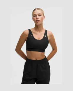 Levitation Sport-BH Starker Halt B–DD-Cups für Frauen – Größe in Black