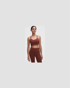 Like a Cloud Longline-BH Leichter Halt B/C Cups für Frauen – Größe in Cranberry Charm