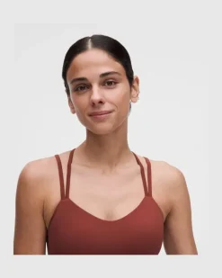 Like a Cloud Longline-BH Leichter Halt B/C Cups für Frauen – Größe in Cranberry Charm