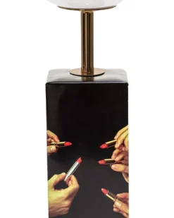 Lipsticks Tischlampe mit US-Stecker - Schwarz