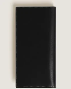 Längliche Brieftasche 6 cc aus Meisterstück Leder - Tintenblau/Schwarz - Leder - MB222496 - Brieftaschen