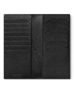 Längliche Brieftasche 15 cc aus Sartorial Leder - Schwarz - Leder - MB130320 - Brieftaschen